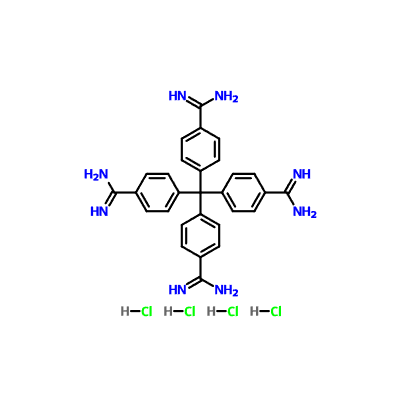 CAS: 2205867-69-0 (metantetrailtetrakis(benzen-4,1-diil))tetrakis(aminometaniminij)