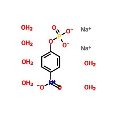 CAS:333338-18-4|Dinatrijev 4-nitrofenil fosfat heksahidrat