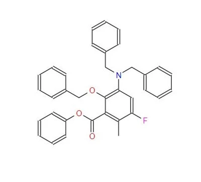 CAS:1253799-29-9丨2-benziloksi-3-dibenzilamino-5-fluoro-6-fenil-ester metil-benzojske kisline