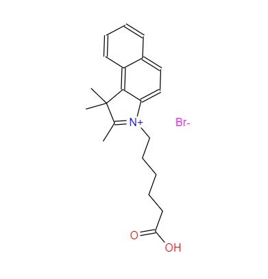 CAS:171429-39-3丨3-(5-karboksipentil)-1,1,2-trimetil-1H-benzo[e]indol{{8 }}ijev bromid