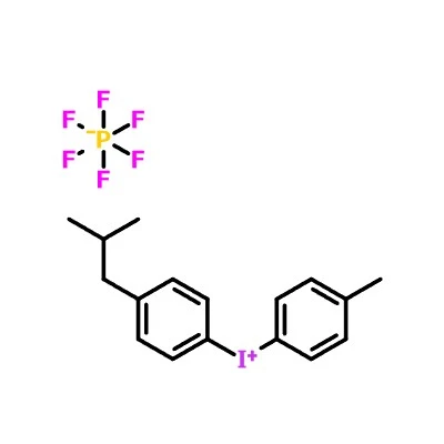 CAS:344562-80-7|Jodonij, (4-metilfenil)[4-(2-metilpropil)fenil]-, heksafluorofosfat(1-)